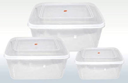 Nakoda Plastic Small Container Box (10l+7l+4 LTR) (set of 3) - Image 2